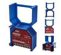 Soporte para riel para Shelly 1PM GEN4 - DUO - Apertura inferior y superior (azul)