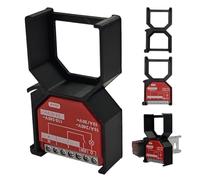 Soporte para riel para Shelly 1PM GEN4 - DUO - Apertura inferior y superior (negro)