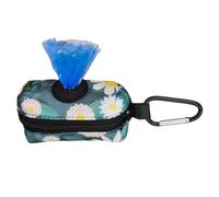 Soporte para rollos de bolsas de excremento de perro, dispensador de bolsas de excremento de impresión gráfica, soporte para bolsas de excrementos de perro, apto para viajes, senderismo al aire libre