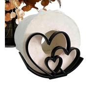 Soporte para Rollos de Papel de Cocina,Dispensador Moderno en Forma de Corazón - Soporte De Encimera para Rollos De Papel,para Casa de Campo Hogar Baño Inodoro Armario Bar Apartamento y