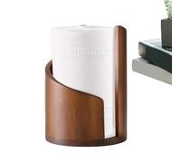 Soporte para Rollos de Papel de Madera | Estante Dispensador,Soporte para Rollos de Papel de Estilo Vintage de Madera para Encimera - para Cocina Mesa Comedor Gabinete Estante Hogar