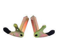 Soporte para rueda trasera de motocicleta, 2 accesorios de soporte de bicicleta resistentes, gancho fuerte para motocicleta, soporte de elevación de carrete de brazo oscilante para reparación de