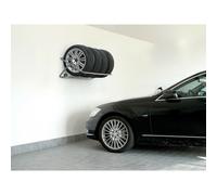 Soporte Para Ruedas De Neumáticos Para Auto De Garage De Pared Plegable De Acero