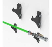 Soporte para Sable de luz Soporte para Sable de luz montado en la Pared Adecuado para Soporte de Sable de luz FX Espadas, Sable de luz y Sable de luz de Star Wars （1 parnegro）