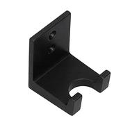 Soporte para sabotaje de café, portafiltros sin fondo Estante de pared para sabotaje de café de doble propósito perforado de viscosa de aleación de aluminio(Black)