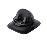 Soporte para salpicadero de montaje móvil con base antideslizante, ángulo de visión ajustable, organizador de cables integrado, diseño resistente a los arañazos, soporte para tablet para smartphone