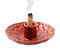 Soporte para Salvia, Quemador de Varillas para difuminar, Soporte para Incienso de cerámica, Cuenco para Quemar Salvia Blanca/Palo Santo/Incienso, Cuenco para difuminar de Paquete de Salvia Blanca 3