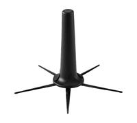 Soporte para saxofón, instrumento musical, plegable, ligero, soprano, estable, antideslizante, diseño de campana, instrumento portátil para protección, con agarre seguro y almacenamiento de seguridad