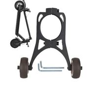 Soporte para scooter eléctrico, marco de rueda auxiliar, base de estabilidad plegable, soporte de pie portátil, solución de estacionamiento vertical fuerte y segura para residencia, pasillo