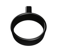 Soporte para secador de pelo burgbad Vry, negro mate, diámetro interior 90mm, ACJW001