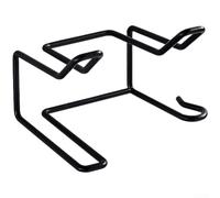 Soporte para secador de pelo de acero inoxidable montado en la pared sin configuración de taladro, fuerte rodamiento de carga para organización del baño y fácil acceso a los elementos esenciales