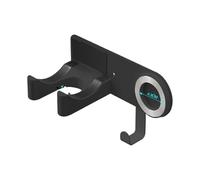 Soporte para secador de pelo montado en la pared, estante de almacenamiento para secador de pelo, organizador de herramientas de cuidado y estilo, estante de almacenamiento para secadora de pared