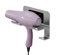 Soporte para secador de pelo | Soporte adhesivo para secador, soporte autoadhesivo para secador | para apartamento, puerta del baño, dormitorio, gimnasio, casa, hotel, vestuario y salón