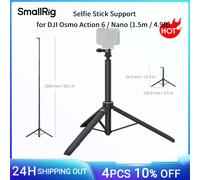 Soporte para Selfie Stick SmallRig para DJI Osmo Action 6 / Nano 1.5m /4.9ft con Adaptador de Montaje Rápido para Cámara de Acción 6363