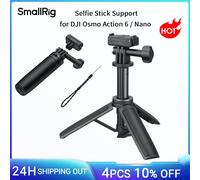 Soporte para Selfie Stick SmallRig para DJI Osmo Action 6 / Nano, con Adaptador de Liberación Rápida, Soporte Trípode 2 en 1 para Grabación -6149