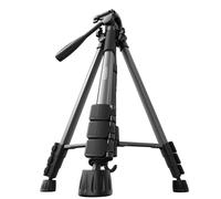 UGREEN Trípode para Cámara con Altura de 53,5-175cm, Trípode para Cámara de Aluminio con Soporte para Teléfono Móvil y Bolsa de Viaje para Cámara de Acción DSLR Canon Nikon