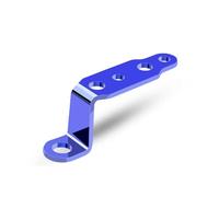Soporte para seña de giro para Espejo retrovisor para motocicleta, faro modificado, foco multifuncional, accesorios para coche eléctrico, soportes de extensión Abrazaderas de Tubo de Luz(Blue)