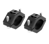 Soporte para seña de giro para Soporte de aluminio para faro de motocicleta de 20 a 32 mm con abrazaderas adicionales para faros delanteros. Base de bombilla Clips(2pcs Brackets)