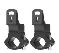 Soporte para seña de giro para Soporte de montaje para lámpara de motocicleta giratorio de 360°, soporte de aluminio para foco de crucero, scooter, 22, 23, 25 y 30 mm Base de bombilla Clips