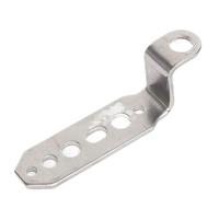 Soporte para seña de giro para Soporte multifuncional para motocicleta de acero inoxidable, 1-5 piezas, para faros, espejos y focos, accesorios exteriores Abrazaderas de Tubo de Luz(2pcs)