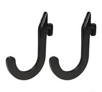 Soporte para sentadillas con gancho en J de 16-25 mm, soporte de barra de acero para jaula de potencia, equipo de gimnasio en casa, rojo (8 piezas)