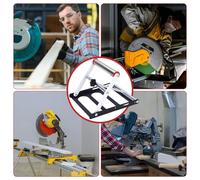 Soporte Para Sierra Ingletadora - Mesa Regulable En Altura | Soporte De Sierra De Mesa Para Sierras Circulares Y Ingletadoras | Herramientas Portátiles Para Trabajar La Madera Para Talleres, Producció