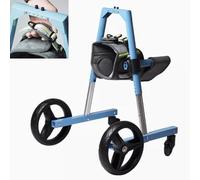 Soporte para silla de ruedas para perros para patas delanteras, asistente de paseo de 4 ruedas para perros heridos/paralizados, dispositivo de rehabilitación de mascotas