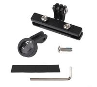Soporte para sillín de bicicleta para luz trasera Magicshine RN120 - Adaptador de poste de sillín de aleación de aluminio con ángulo ajustable para seguridad de conducción nocturna, 71 mm, color negro