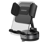 Soporte para smartphone de coche con ventosa para salpicadero - negro