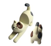 Soporte para Smartphone Gato - Soporte para Teléfono Móvil De Escritorio Animal Lindo | Estatua De Gato Extensible De Resina, Artesanal De Cuna De Oficina para Amantes De Caaat, Mujeres Y