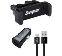 Soporte para smartphone para rejilla con cargador 5 W y cable Micro-USB