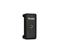 Soporte para Smartphone - ROLLEI - Universal - Compatible hasta 8,5 cm - Color Negro - Plástico