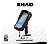 Soporte para smartphone-teléfono-GPS Shad para fijación en retrovisor (para te