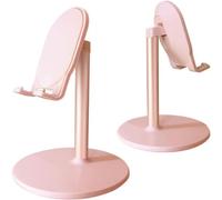 Soporte para smartphone y tablet, exquisitamente fabricado con aleación de aluminio para un ángulo y altura ajustables, amplia compatibilidad que