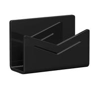 Soporte para sobres para escritorio - Soporte de almacenamiento de papel para cartas de escritorio acrílico, 15,3x6,5x10 cm Documentos Clasificador de correo Estante de almacenamiento de archivos para