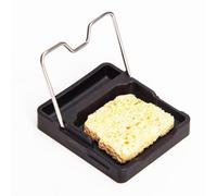 Soporte para soldador Ts100 y Ts80P de metal con limpiador de puntas de circonita, resistente al calor, diseño compacto para soldadura en exteriores y espacios reducidos, 35 x 40 x 8,5 mm