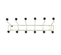 Soporte para sombreros con bolas negras Present Time Saturnus Large 53,5x15 cm