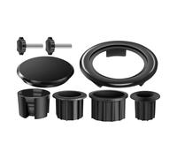 Soporte para sombrilla de exterior - Juego de tornillos y tapones para fijación sombrilla - Accesorio ligero para balcones terrazas con instalación sencilla