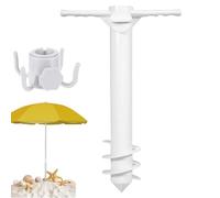 Soporte para sombrilla de playa para , base resistente para sombrilla, equipo de camping y senderismo para refugios de jardín de acero impermeable al aire libre