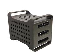 Soporte para SSD para Samsung T7, Estuche De Almacenamiento con Tapa Deslizable, Rejillas De Ventilación Y Ranura para Cable Tipo C (Three Slots)
