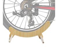 Soporte para suelo de bicicleta - Soporte interior | Sturdy Wooden Bicycle Storage Solution, compatible con neumáticos de carretera y montaña, organizador para garaje, apartamento, diseño de espacio