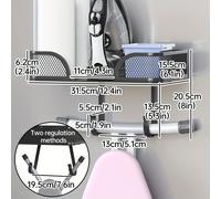 Soporte para tabla de planchar de pared, 1 pieza, estante colgante para almacenamiento de tabla de planchar, de almacenamiento para