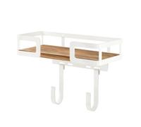 Soporte para Tabla de Planchar para lavandería en hogar con Estante de Pared, Organizador de Almacenamiento Que soporta Acceso a Botellas de Hierro, Estante con Apariencia de Madera para de