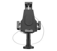 AISENS - MS1P02-111 - Soporte ANTIROBO DE SOBREMESA/Pared Ajustable (1 PIVOTE) para Tablet, Negro