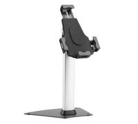 AISENS - MS1P03-113 - Soporte ANTIROBO DE SOBREMESA Ajustable (1 PIVOTE) para Tablet, Negro
