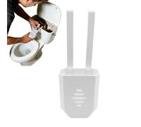 Soporte para tablet de inodoro genérico | 7.76In Adjustable Agent Carrier ABS Toilet Water Tank Cleaner Bracket Easy Install | Home Dormitory Hotel Restaurant Apartment Rental