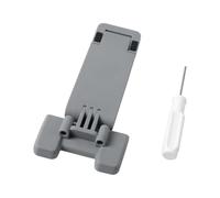 Soporte para tablet sin herramientas para control remoto, soporte antideslizante seguro con mecanismo de liberación rápida, soporte remoto plegable con mosquetón