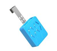 Soporte para tableta de tanque de inodoro, estante de almacenamiento ajustable con ganchos, soporte para tabletas de inodoro | para el hogar, baño, apartamento, evita atascos de aleta