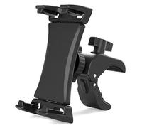 Soporte para tableta para bicicleta estática - Soporte ajustable de 360 grados para cinta de correr de fitness compatible con tabletas de 4,
