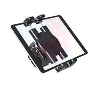 Soporte para tableta Spin Bike, soporte para iPad para teléfono, soporte para manillar de bicicleta estática, cinta de correr, soporte para micrófono, apto para iPad Pro, Air, Mini, Galaxy Tab 4.5- 9.